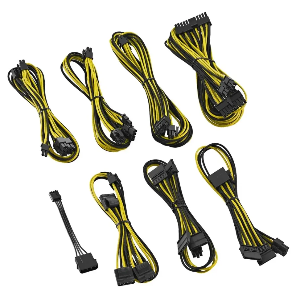 CableMod E-Series ModFlex kabelset EVGA zwart geel
