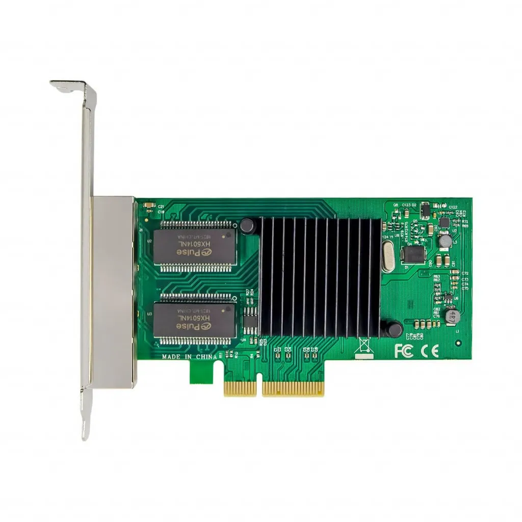 Microconnect I350-T4 PCIe netwerkkaart quad RJ45 1GbE