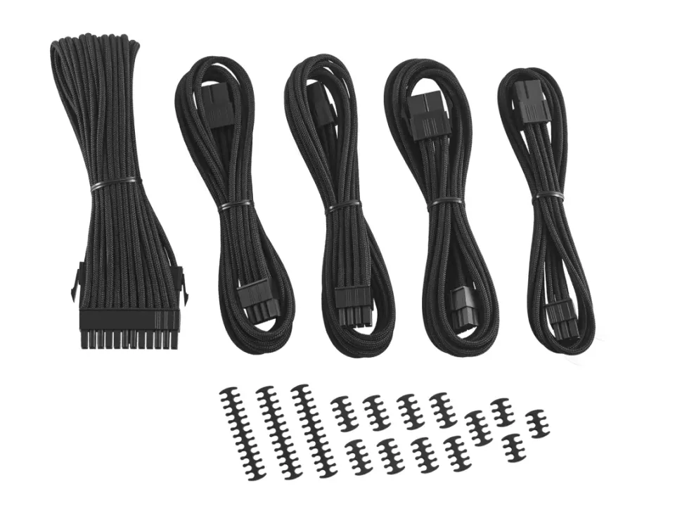 CableMod Classic ModFlex extension kit 8+6 zwart