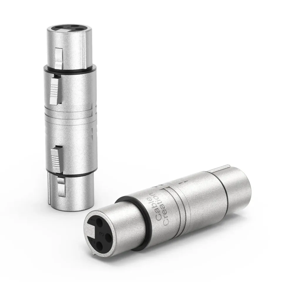CableCreation XLR Adapter Female-Female 3-Pin 1-Pack