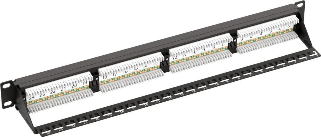 Microconnect PP-004 patchpanel 24-poort Cat6 19 inch