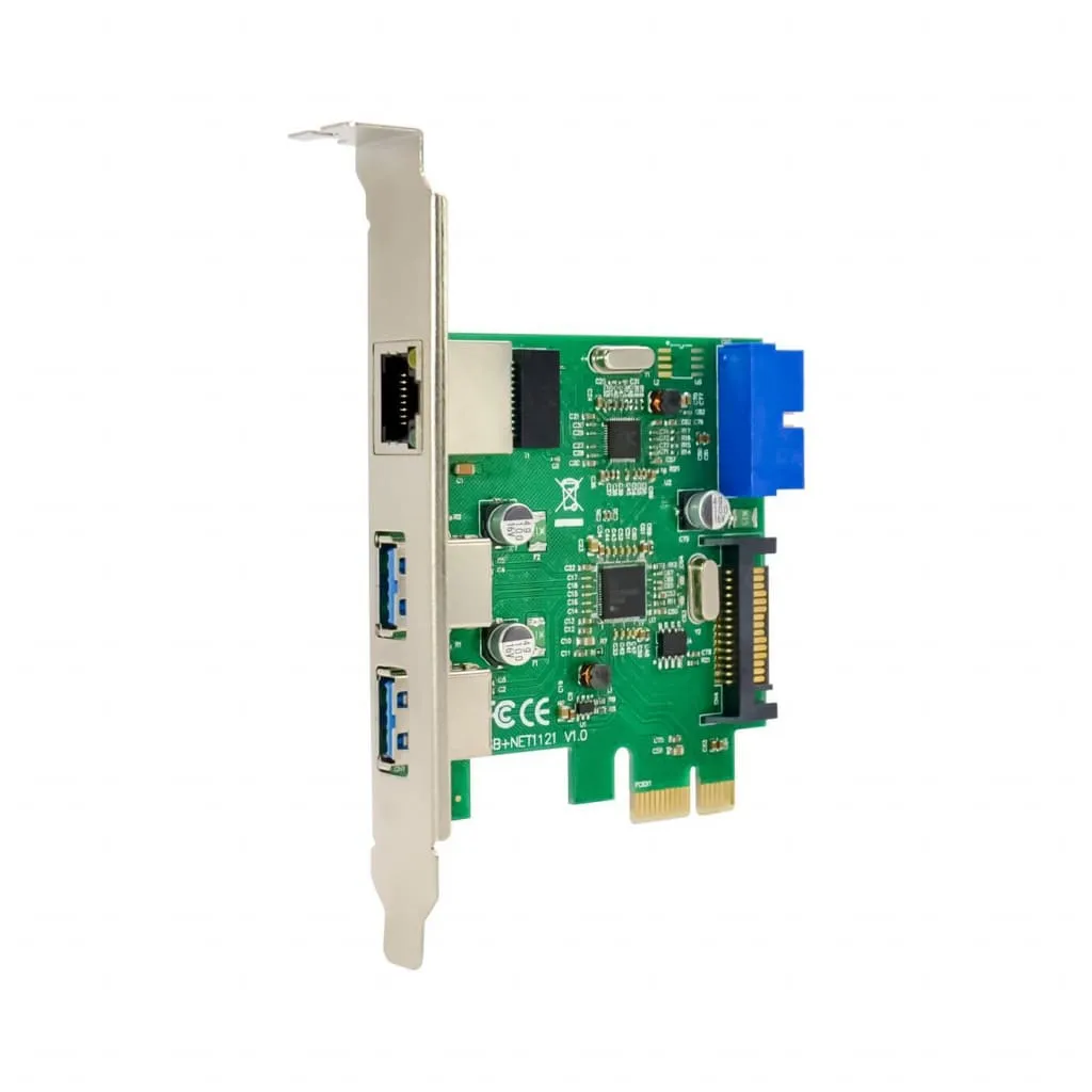 Microconnect PCIe X1 USB3.0 Gigabit netwerkkaart