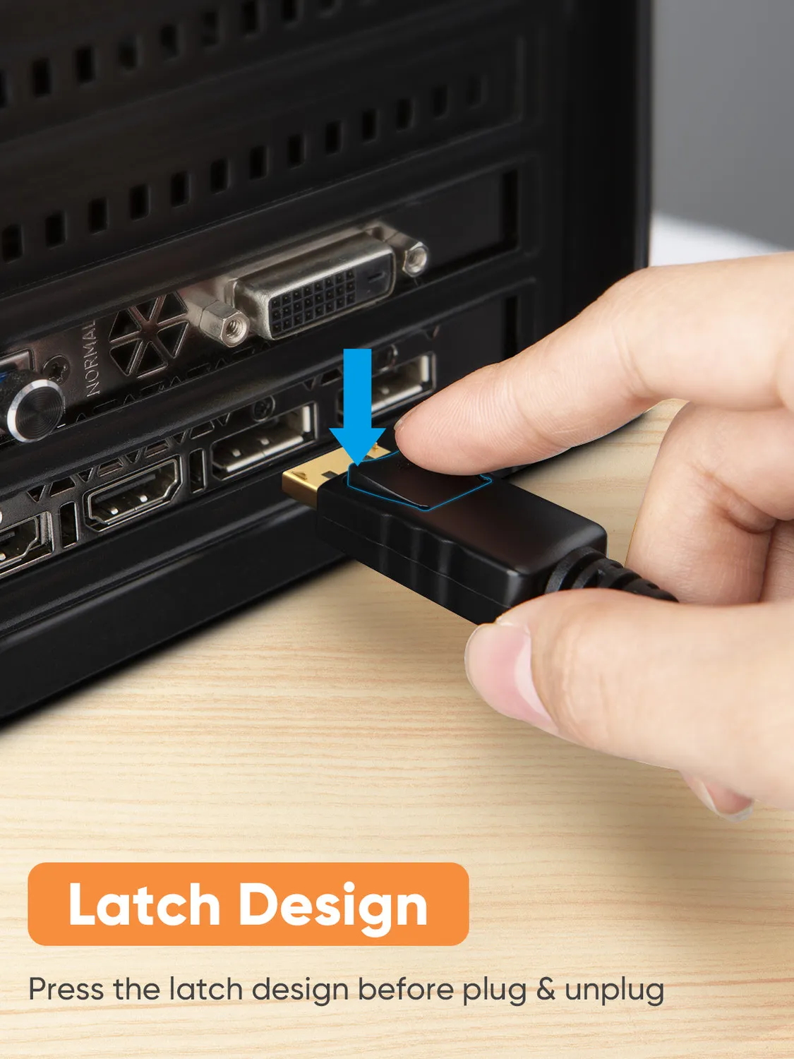 CableCreation DisplayPort naar VGA Kabel 1,8m