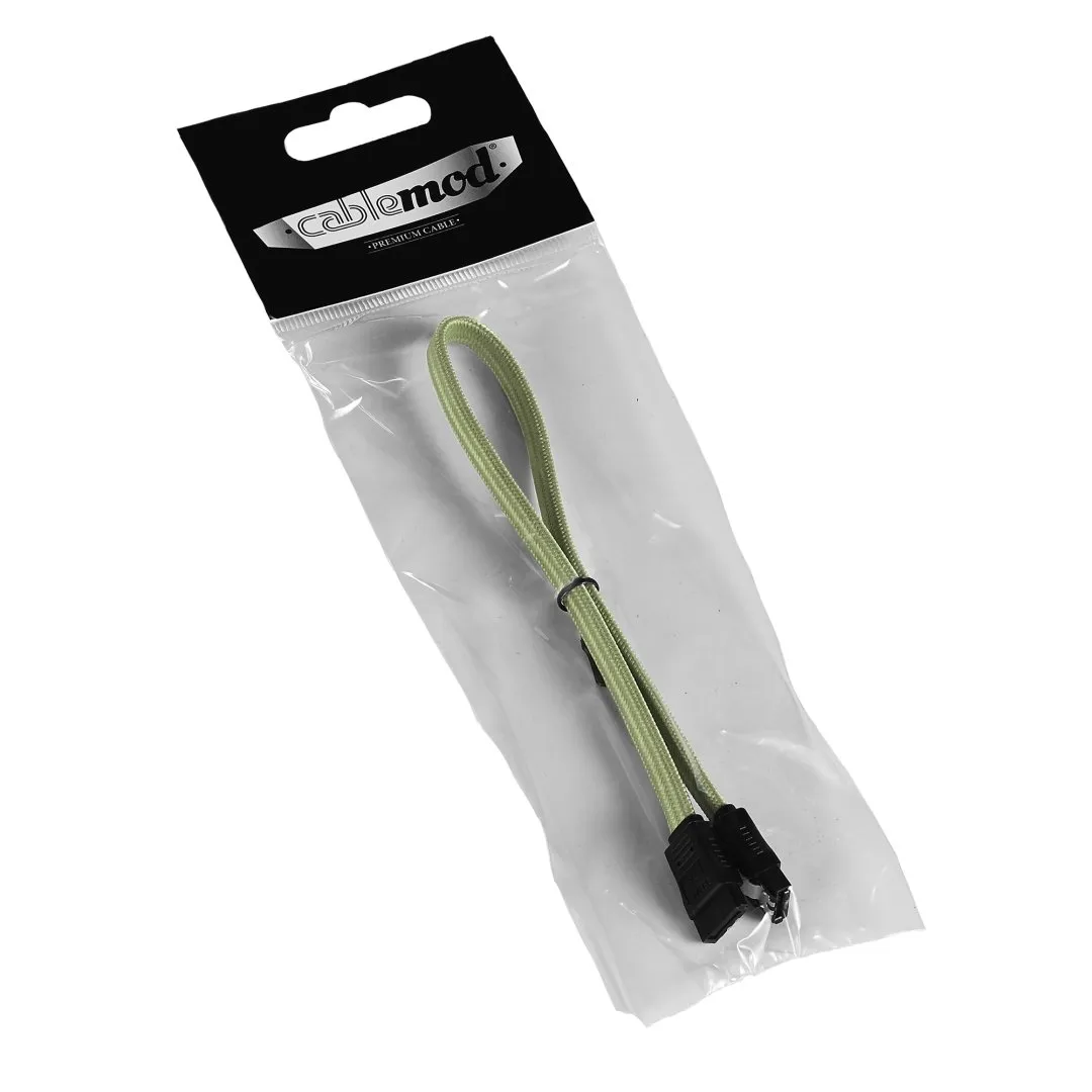 CableMod ModFlex SATA 3 Kabel 30cm SATA-kabel lichtgroen