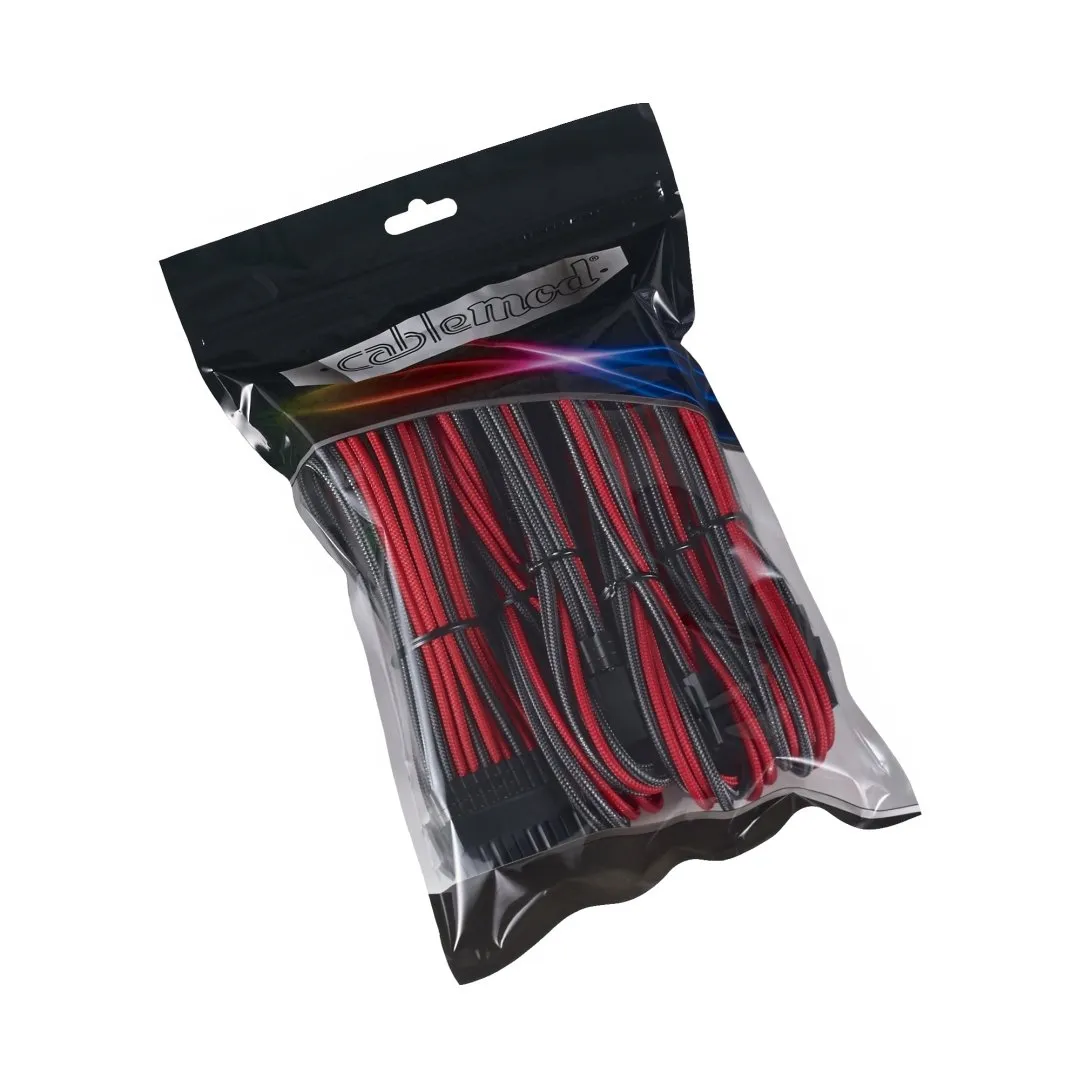 CableMod PRO ModMesh kabelverlengset carbon rood ATX