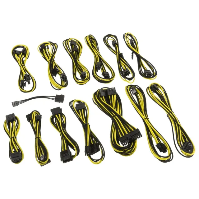 CableMod SE-Series ModFlex kabelset zwart-geel Seasonic