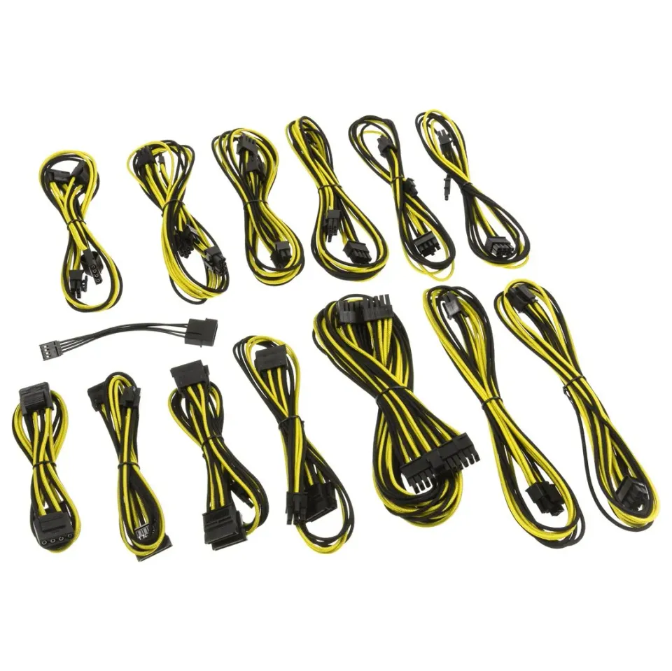 CableMod SE-Series ModFlex kabelset zwart-geel Seasonic