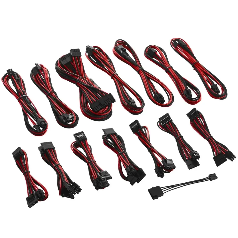 CableMod C-Series ModFlex kabelset Corsair zwart rood