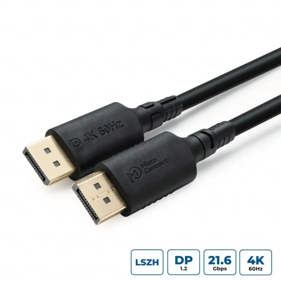 Microconnect ColorFlex DisplayPort 1.2 kabel 2m 4K 60Hz