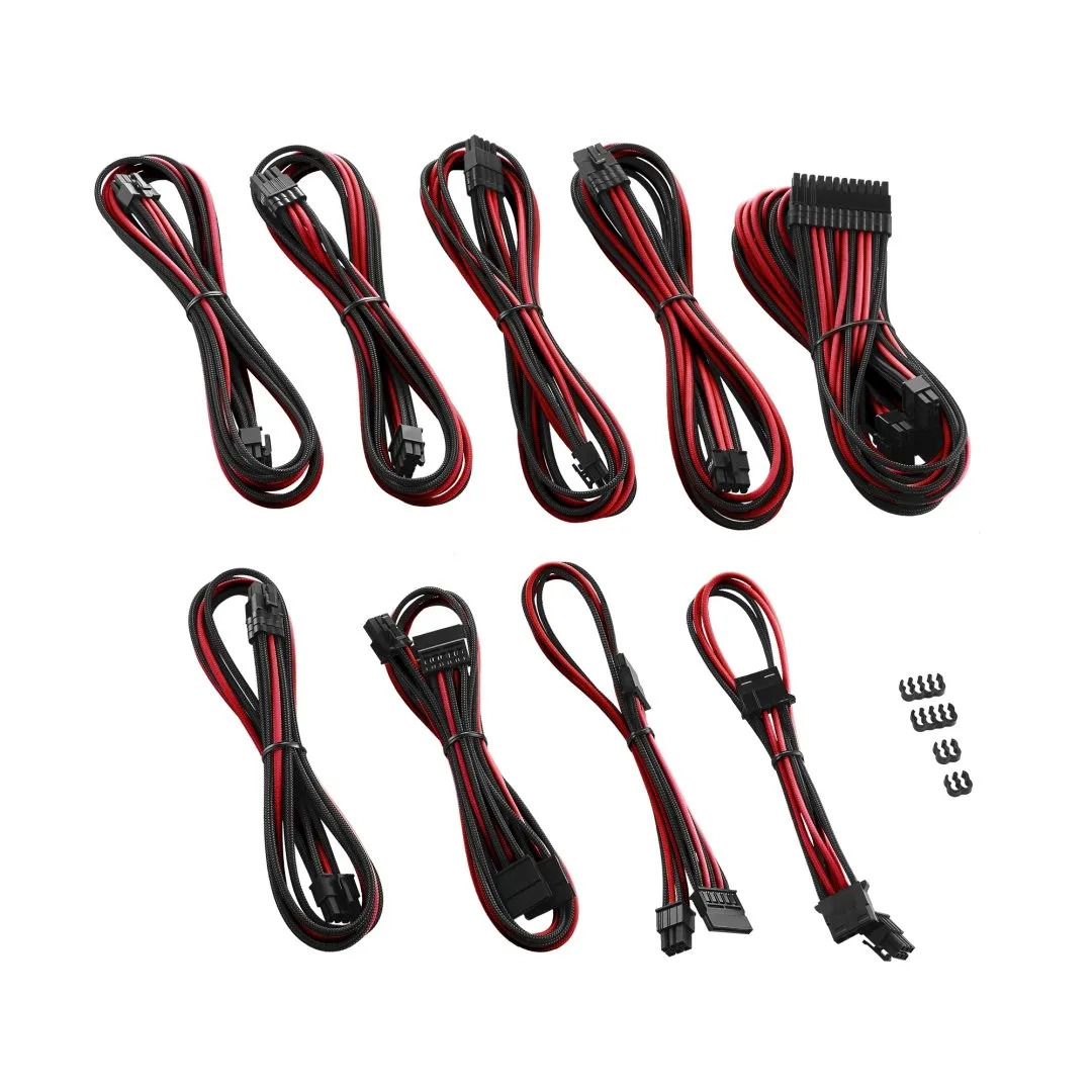 CableMod C-Series PRO ModMesh kabelset Corsair zwart rood