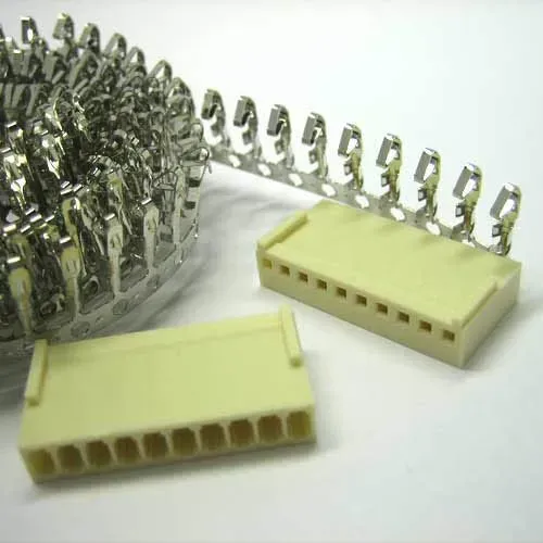 T.E.G. Nylon crimp female stekker 10-polig 25 stuks