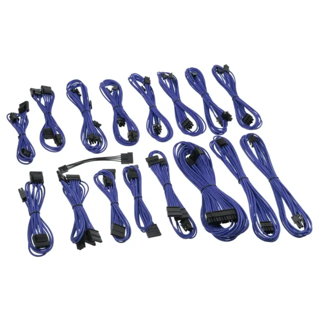 CableMod C-Series kabelset voor Corsair blauw ModFlex compleet