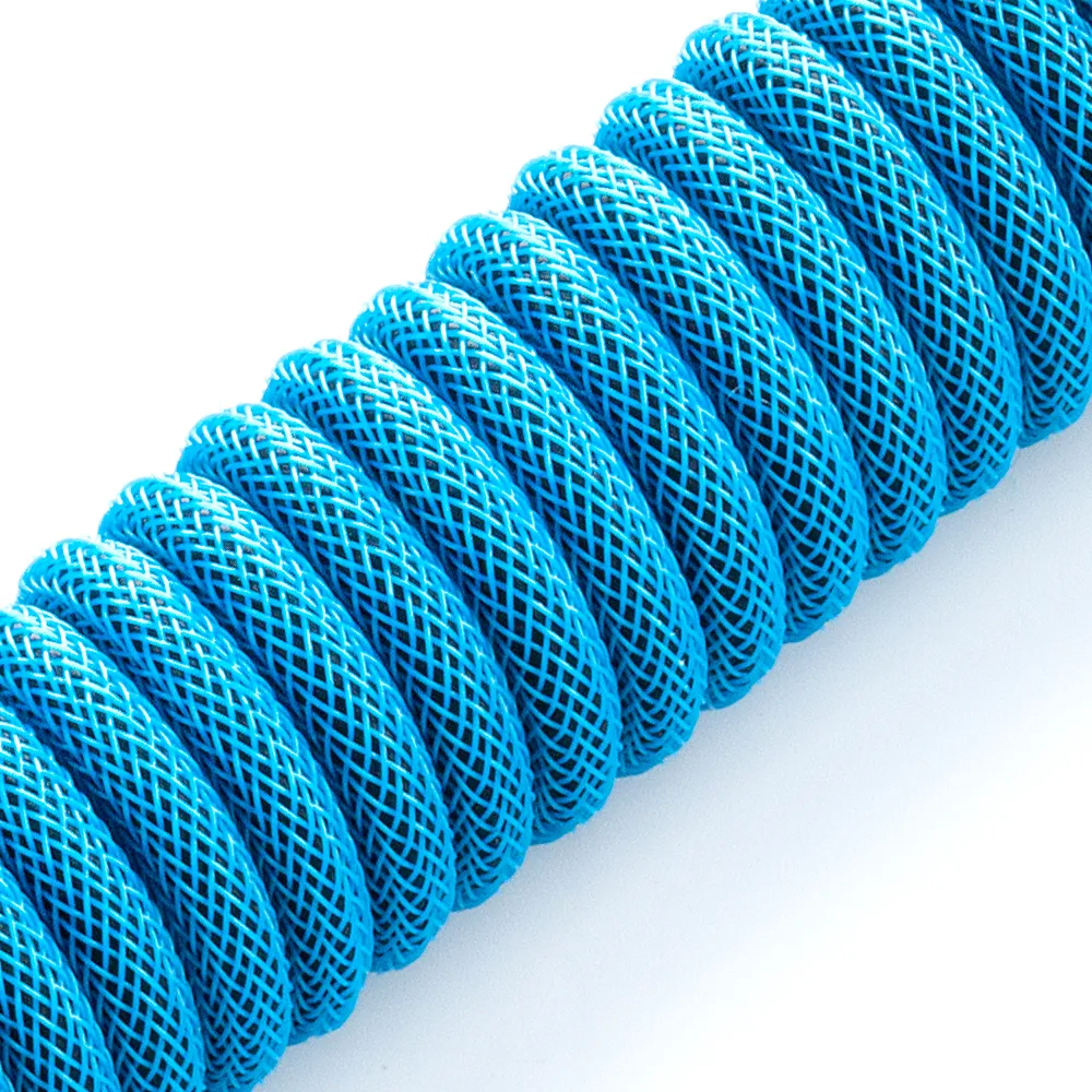CableMod Classic coiled keyboard kabel 150cm blauw