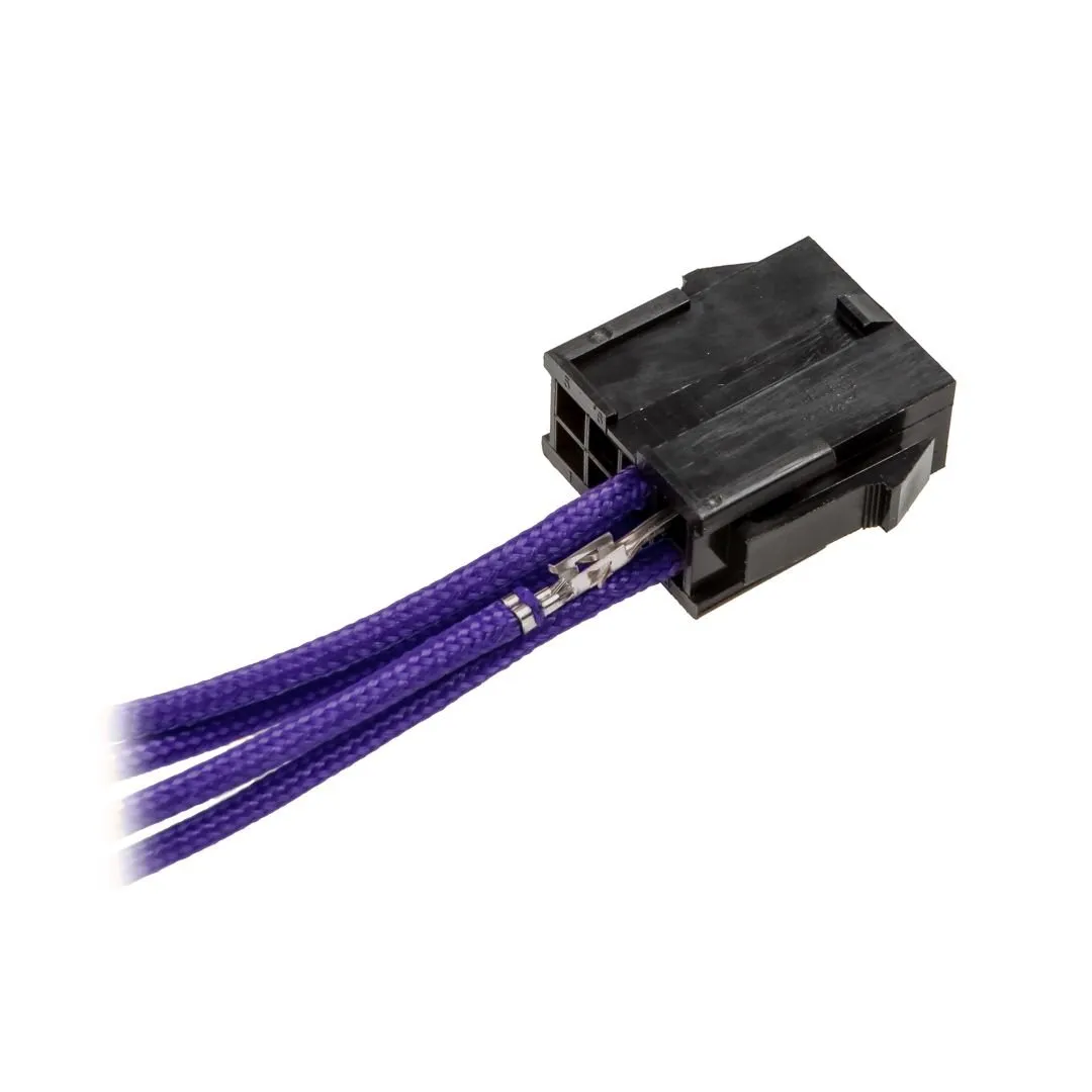 CableMod ModFlex sleeved wires paars 40 cm 4-pack