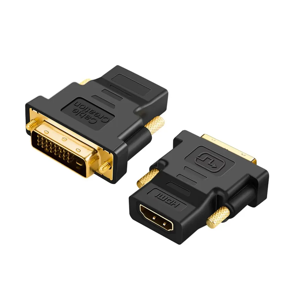 CableCreation DVI naar HDMI adapter 1-pack Full HD
