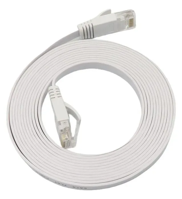 Microconnect Netwerkkabel CAT6a Plat U/UTP 7m Wit