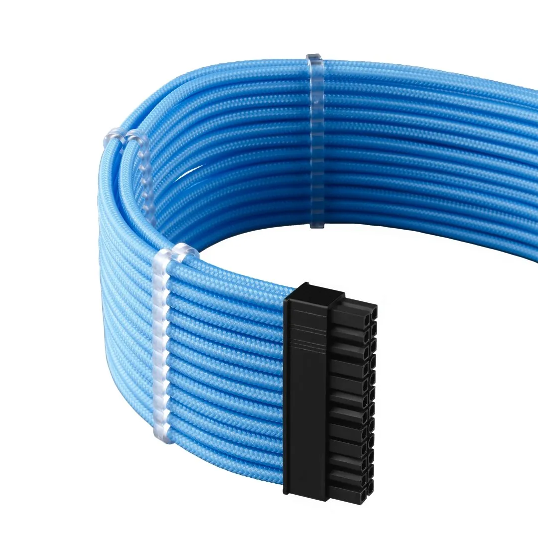 CableMod PRO ModMesh kabelverlengset lichtblauw gesleevd