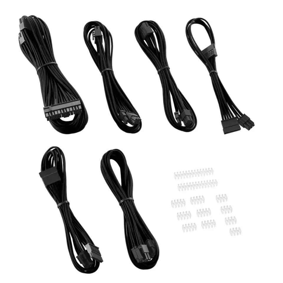 CableMod C-Series Essentials kabelset zwart voor Corsair