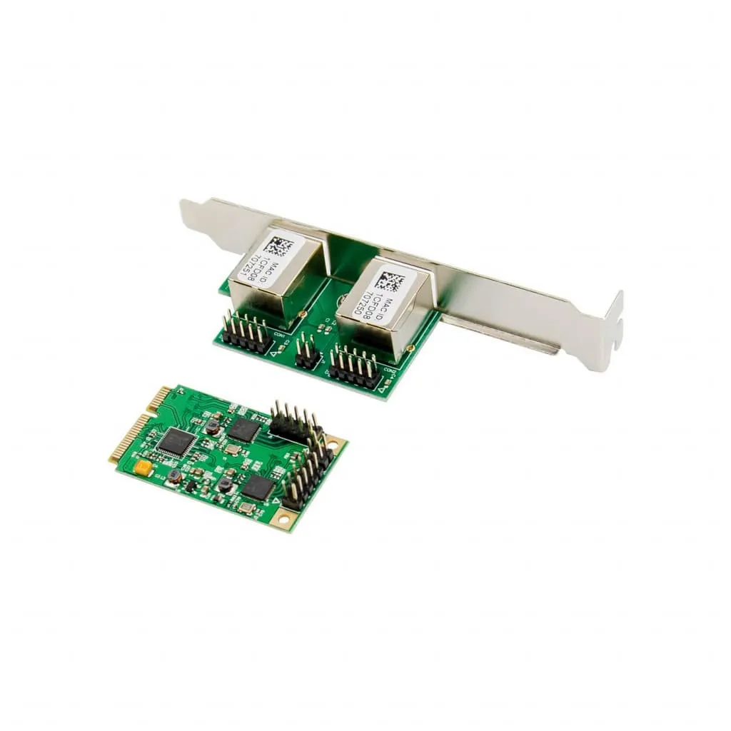 Microconnect 8111F Mini PCIe netwerkkaart dual 1G RJ45