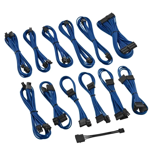 CableMod ST-Series ModFlex kabelset Silverstone blauw
