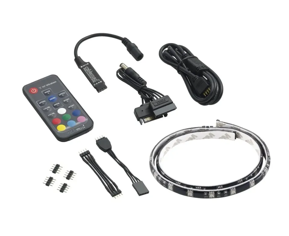 CableMod WideBeam Foam RGB ledstrip 60cm met afstandsbediening