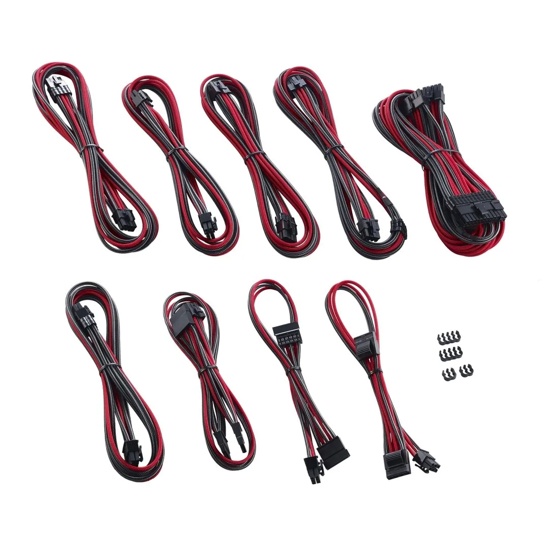 CableMod C-Series PRO ModMesh kabelset Corsair carbon rood