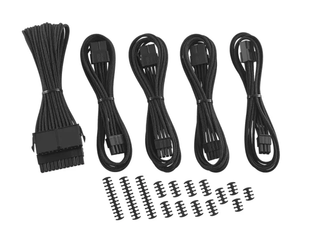 CableMod Classic ModMesh verlengkabelset 8+6 zwart