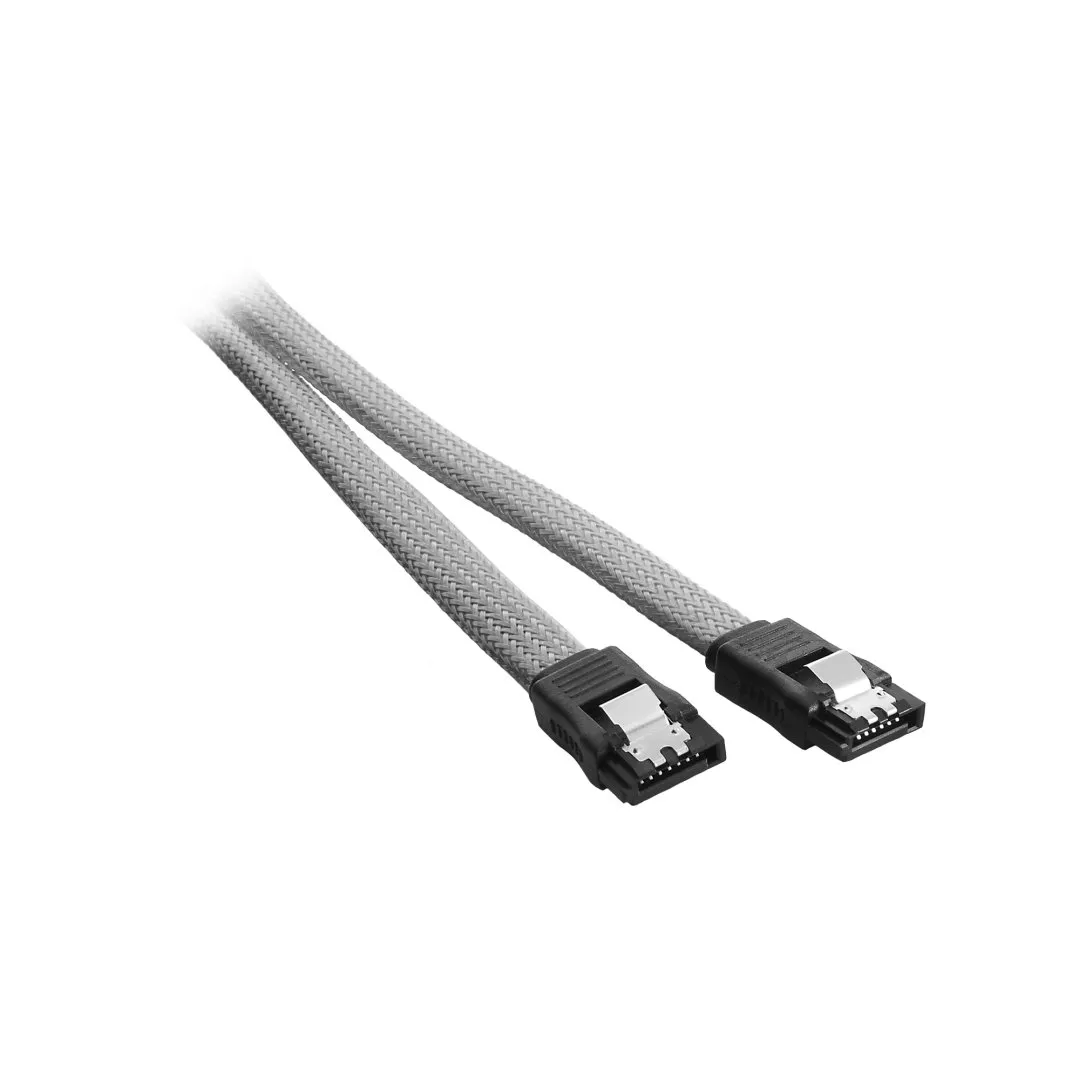 CableMod ModMesh SATA 3 kabel 30cm zilver datakabel