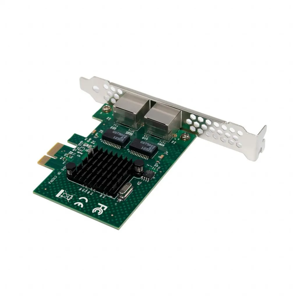 Microconnect BCM5720 netwerkkaart PCIe dual RJ45