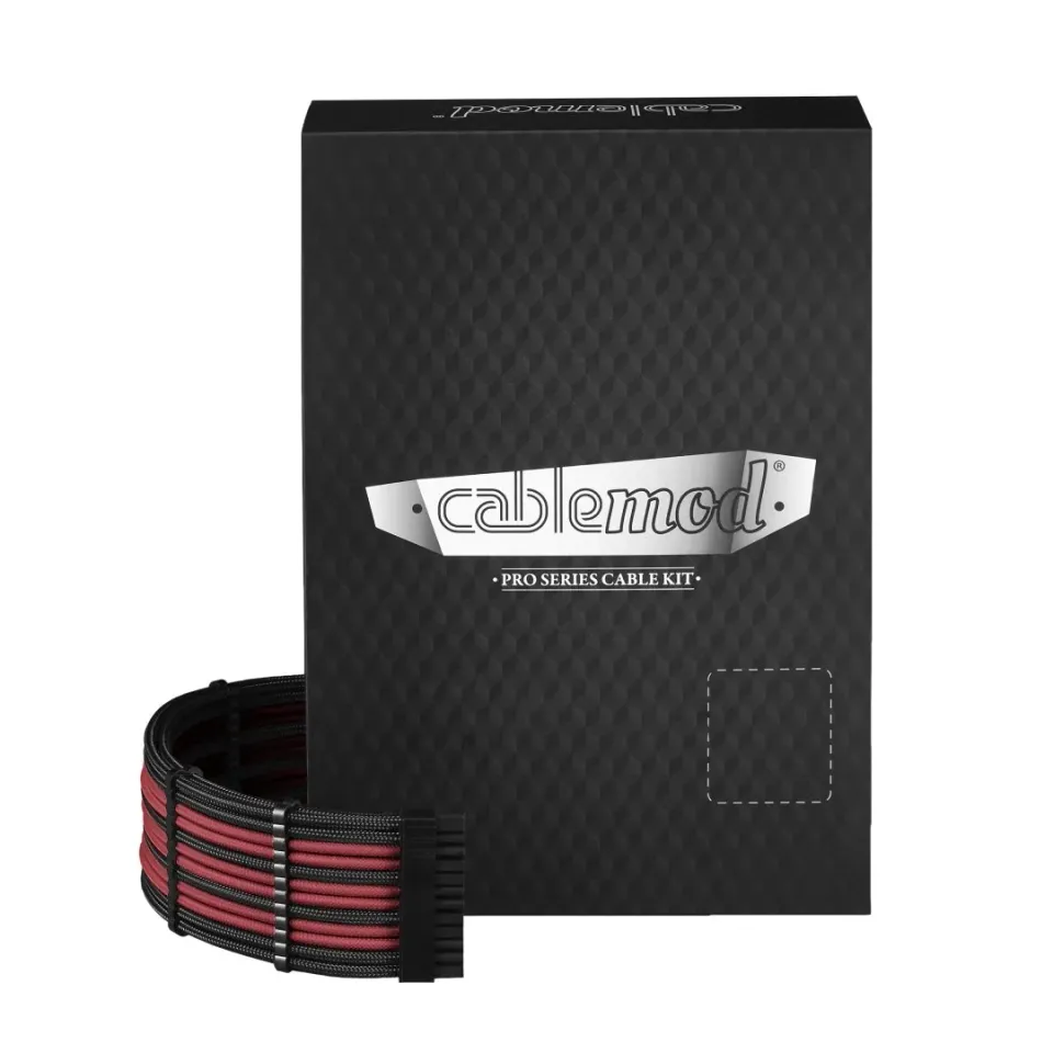 CableMod E-Series PRO ModMesh Kabelset EVGA zwart-rood