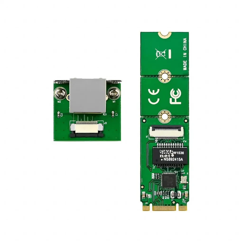 Microconnect PCIe M.2 8111F netwerkkaart 1G RJ45