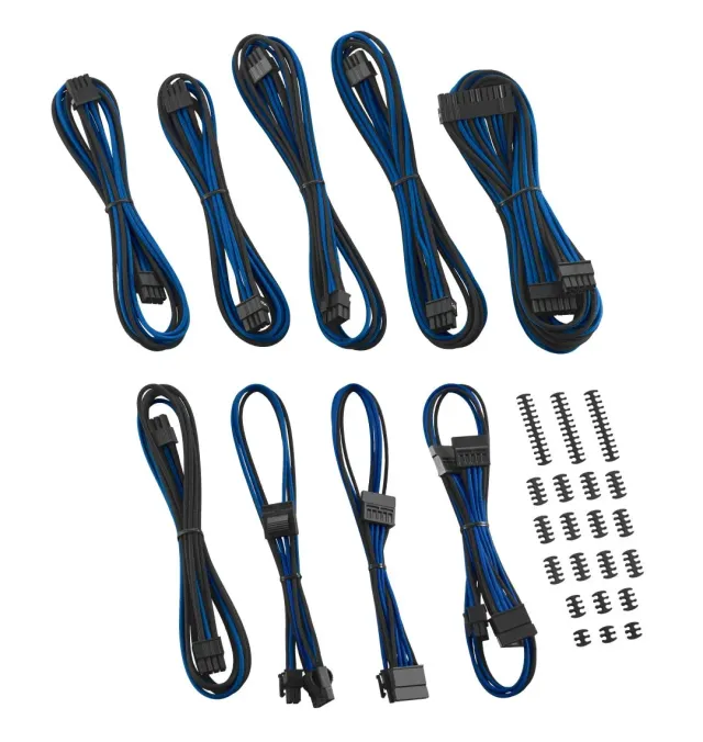 CableMod C-Series ModFlex Classic kabelset Corsair RM zwart/blauw