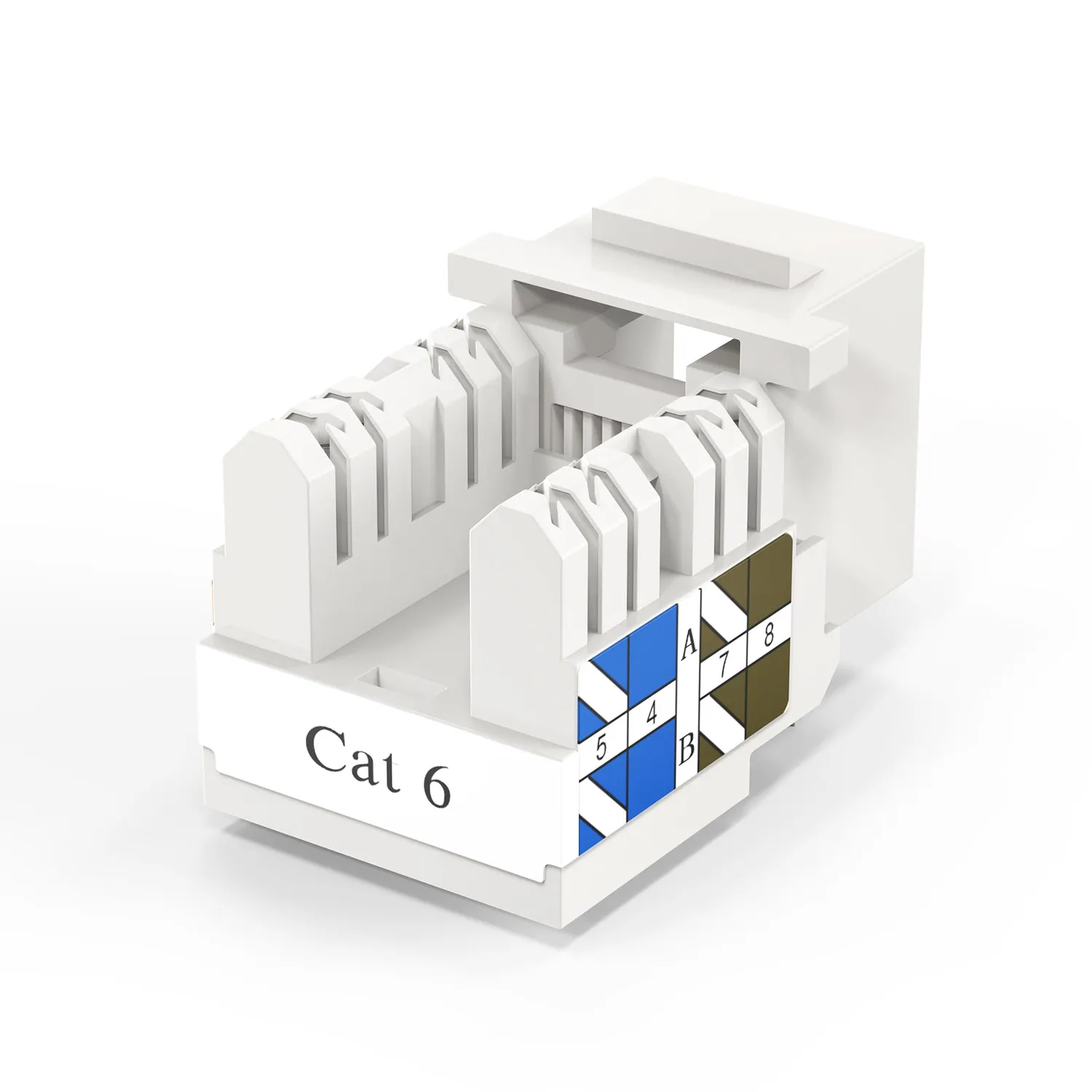 CableCreation 20-Pack Cat6 RJ45 Keystone Jack module connector