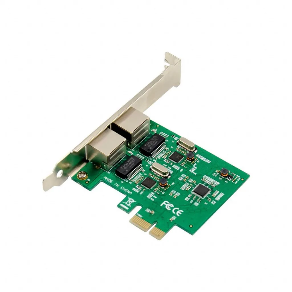 Microconnect RTL8111F netwerkkaart PCIe dual 1G RJ45
