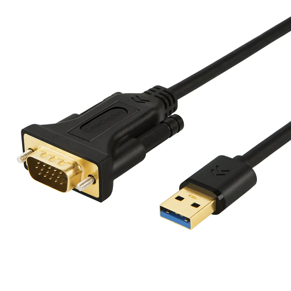 CableCreation USB 3.0 naar VGA kabel 1,8m Full HD 1080p