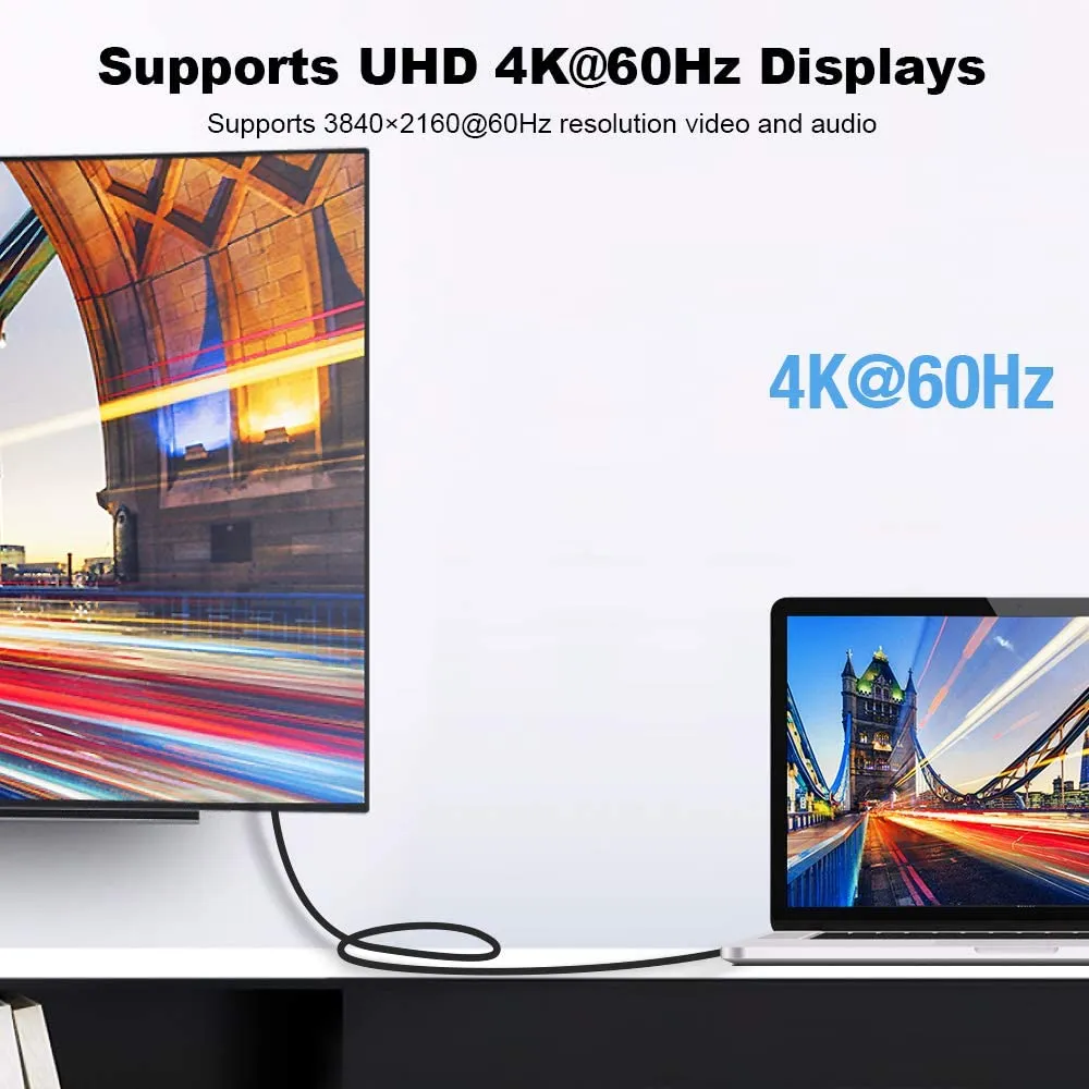 Yauhody Y-USBC-A USB-C kabel 10Gbps PD laden