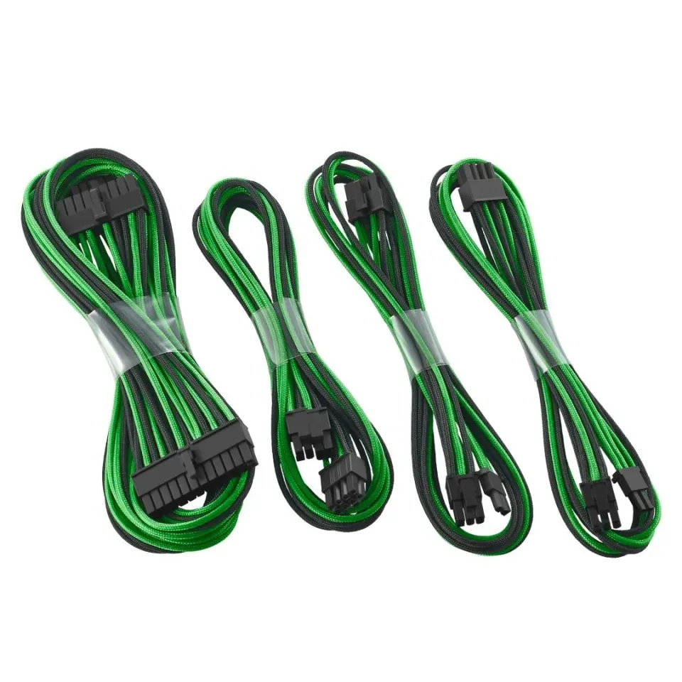 CableMod E-Series Basic kabelset zwart-groen voor EVGA
