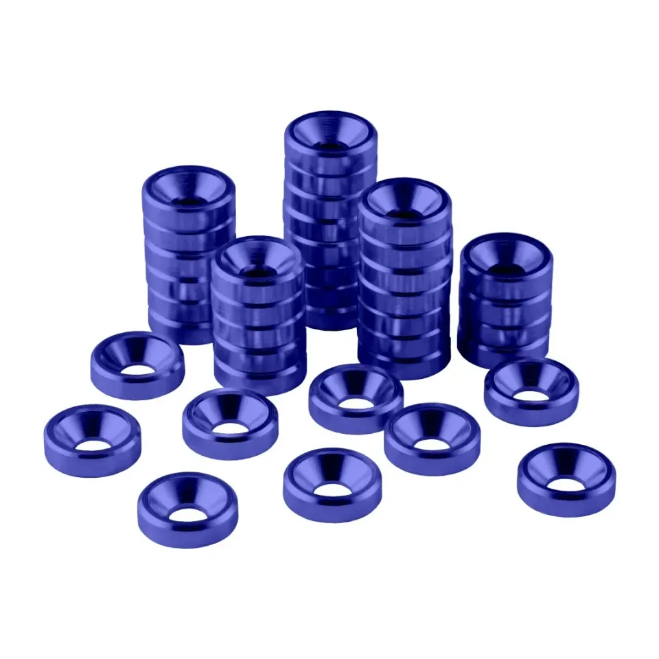 CableMod Anodized Aluminum ringen M3.5 40 stuks blauw