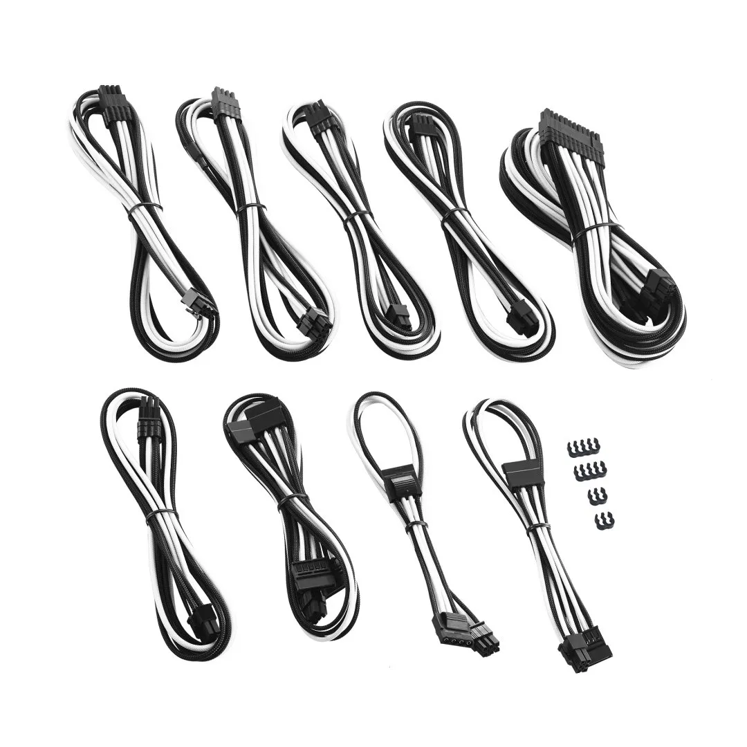 CableMod C-Series PRO ModMesh kabelset Corsair zwart wit