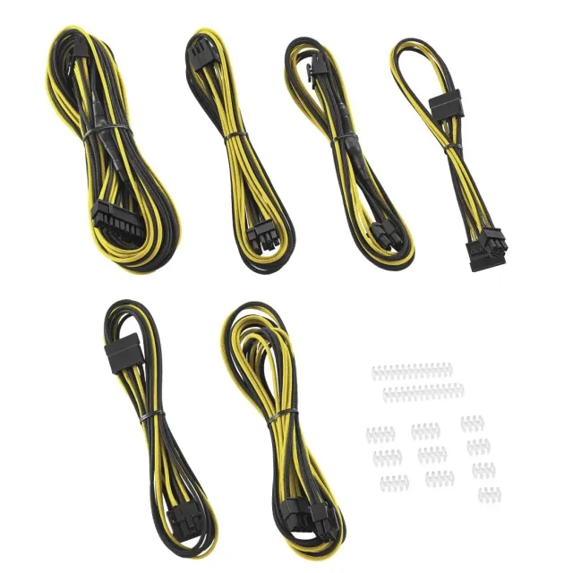 CableMod C Essentials Kabelkit Corsair RM Zwart Geel
