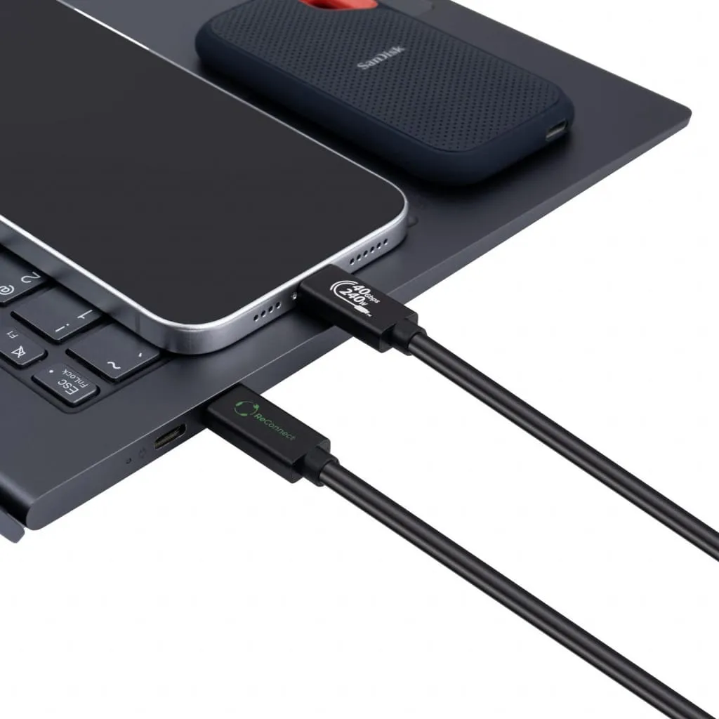 Microconnect ReConnect USB4 Gen 3x2 kabel 0,5m