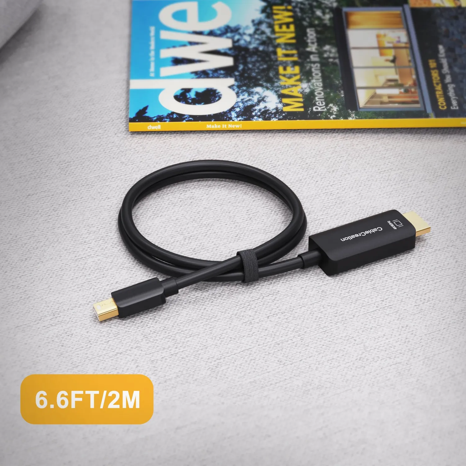 CableCreation Mini DisplayPort naar HDMI kabel 4K 60Hz