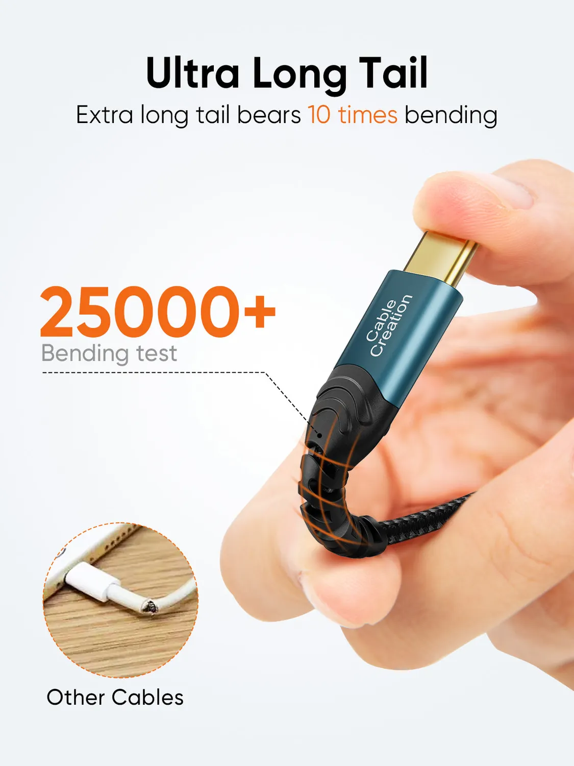 CableCreation USB to USB-C Fast Charging kabel 2m 3A