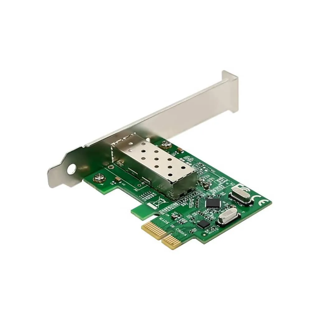 Microconnect RTL8106E netwerkkaart single 100M SFP PCIe