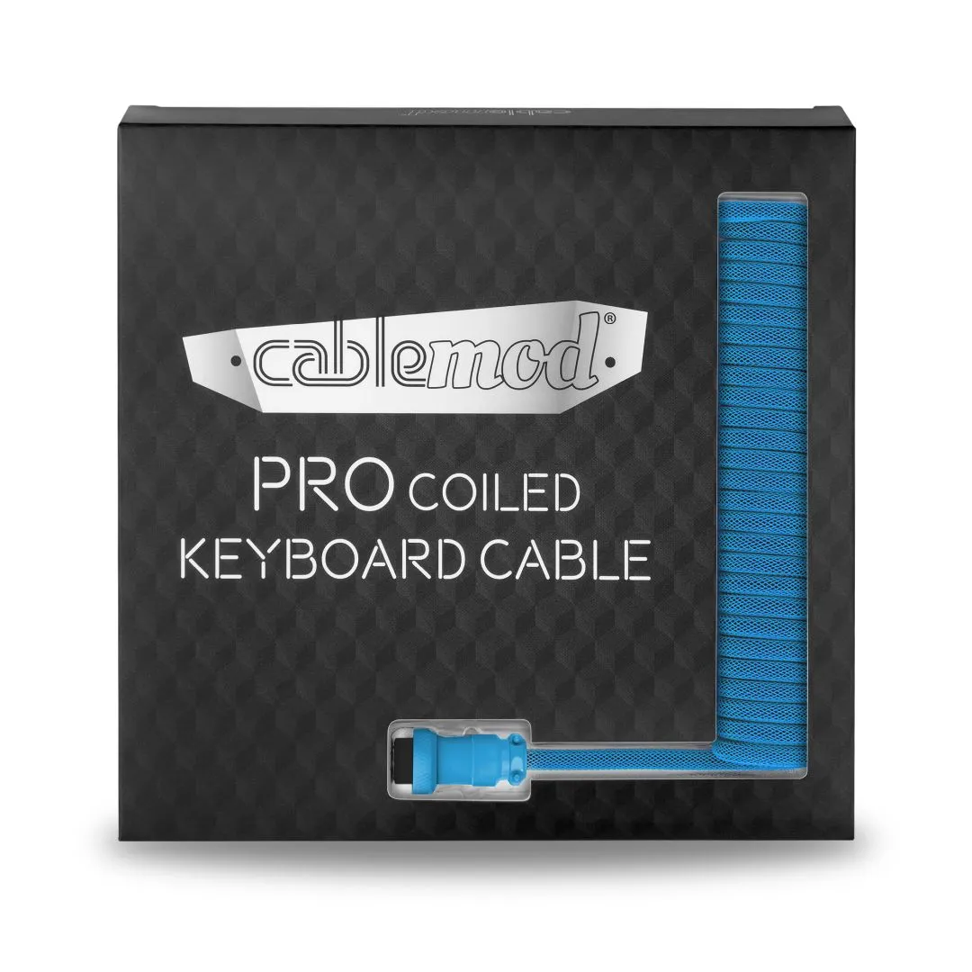 CableMod Pro Coiled keyboard kabel 150cm USB-A micro spectrum blue