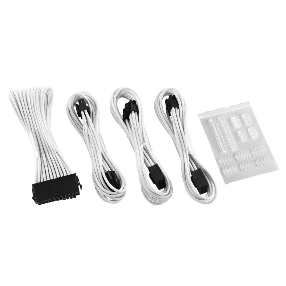 CableMod Classic ModMesh verlengkabelkit wit 6+2-pin