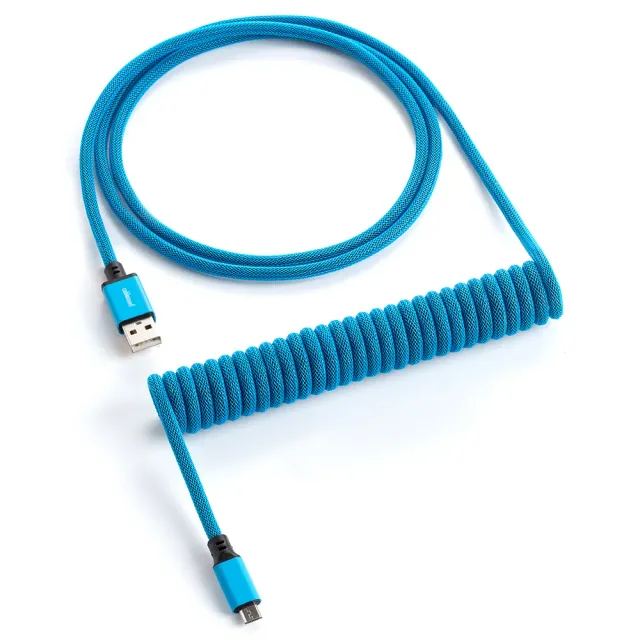 CableMod Classic coiled keyboard kabel blauw 150cm USB