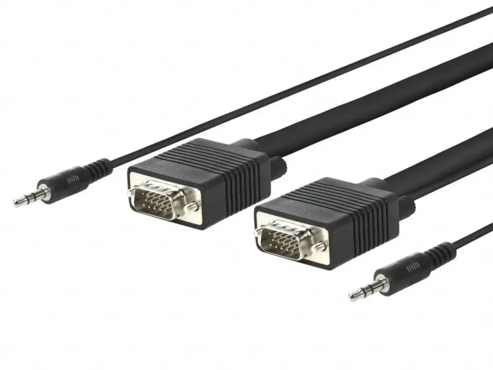 Microconnect SVGA HD15 monitorkabel met audio 7m Full HD