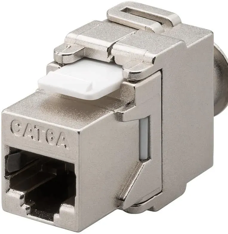 Microconnect CAT6A keystone module STP RJ45
