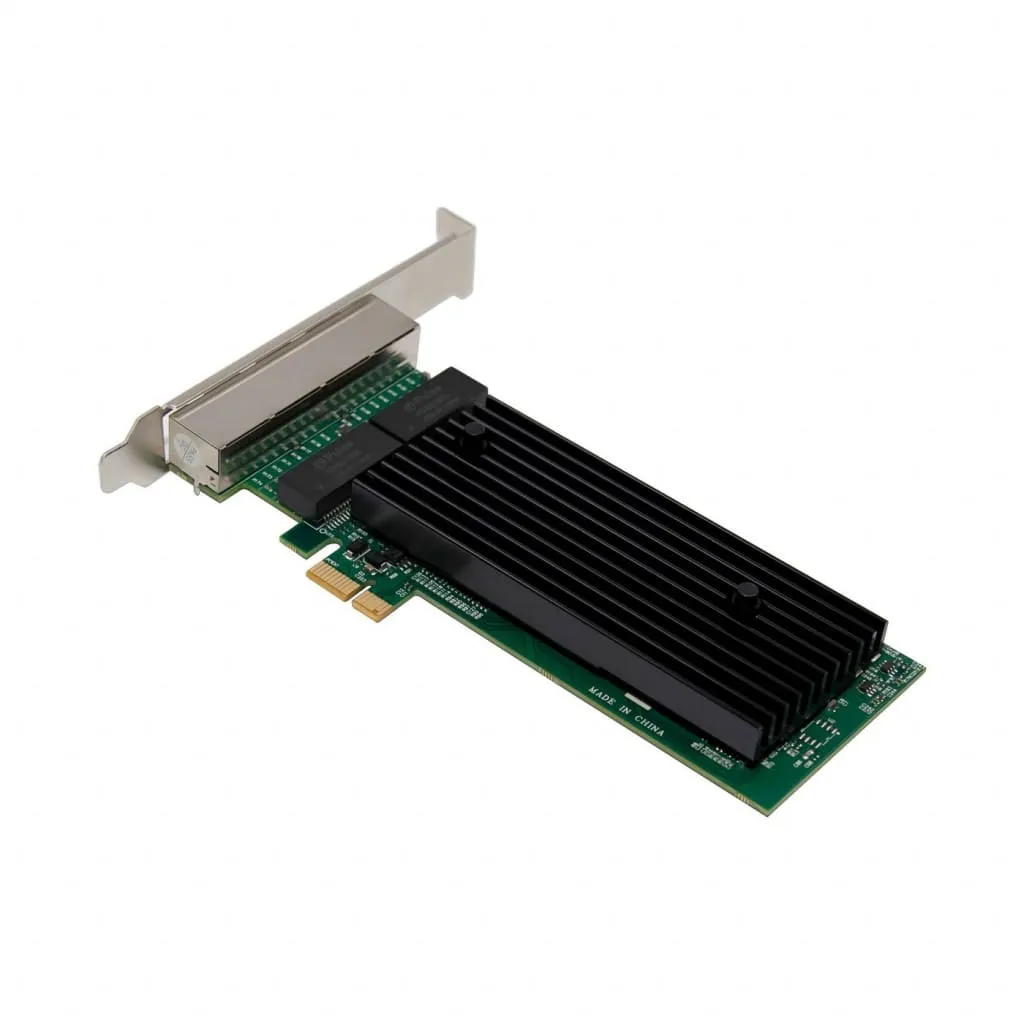 Microconnect 82575 Quad netwerkkaart 1GbE 4x RJ45 PCIe x1